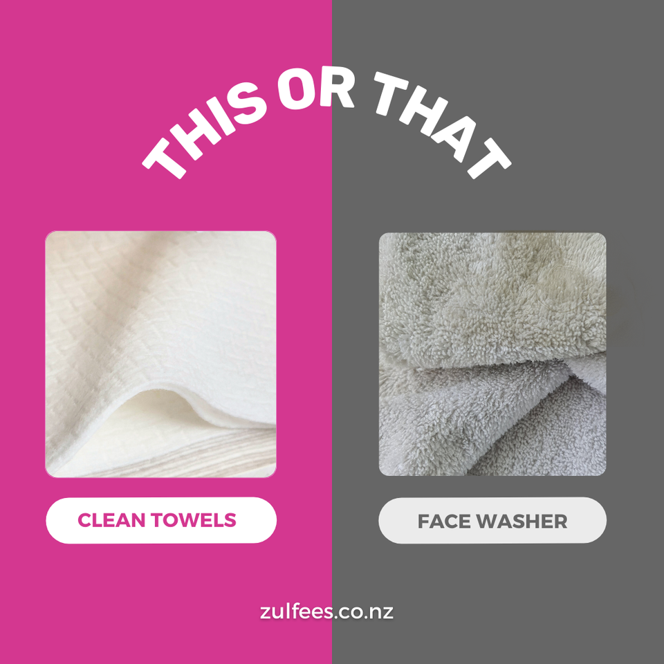 Clean Towels a better option than face washer for daily skincare